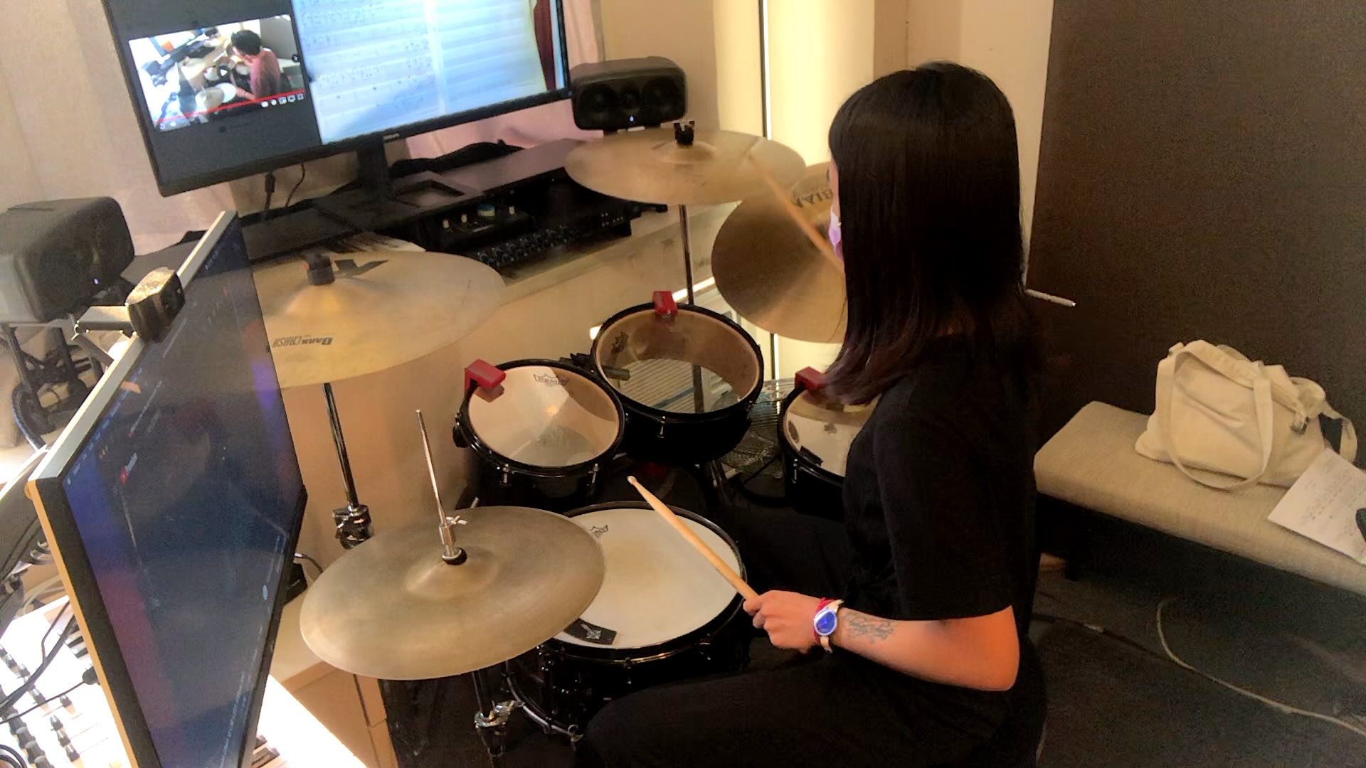 流行鼓班 onetrack drums studio learning drums13