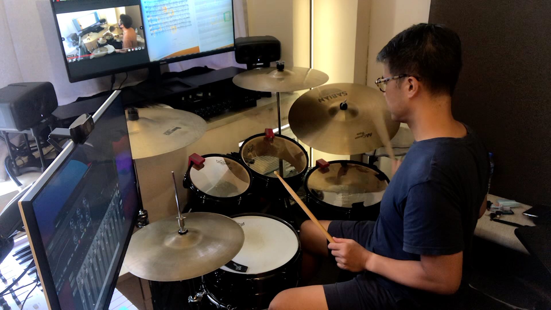 流行鼓班 onetrack drums studio learning drums9